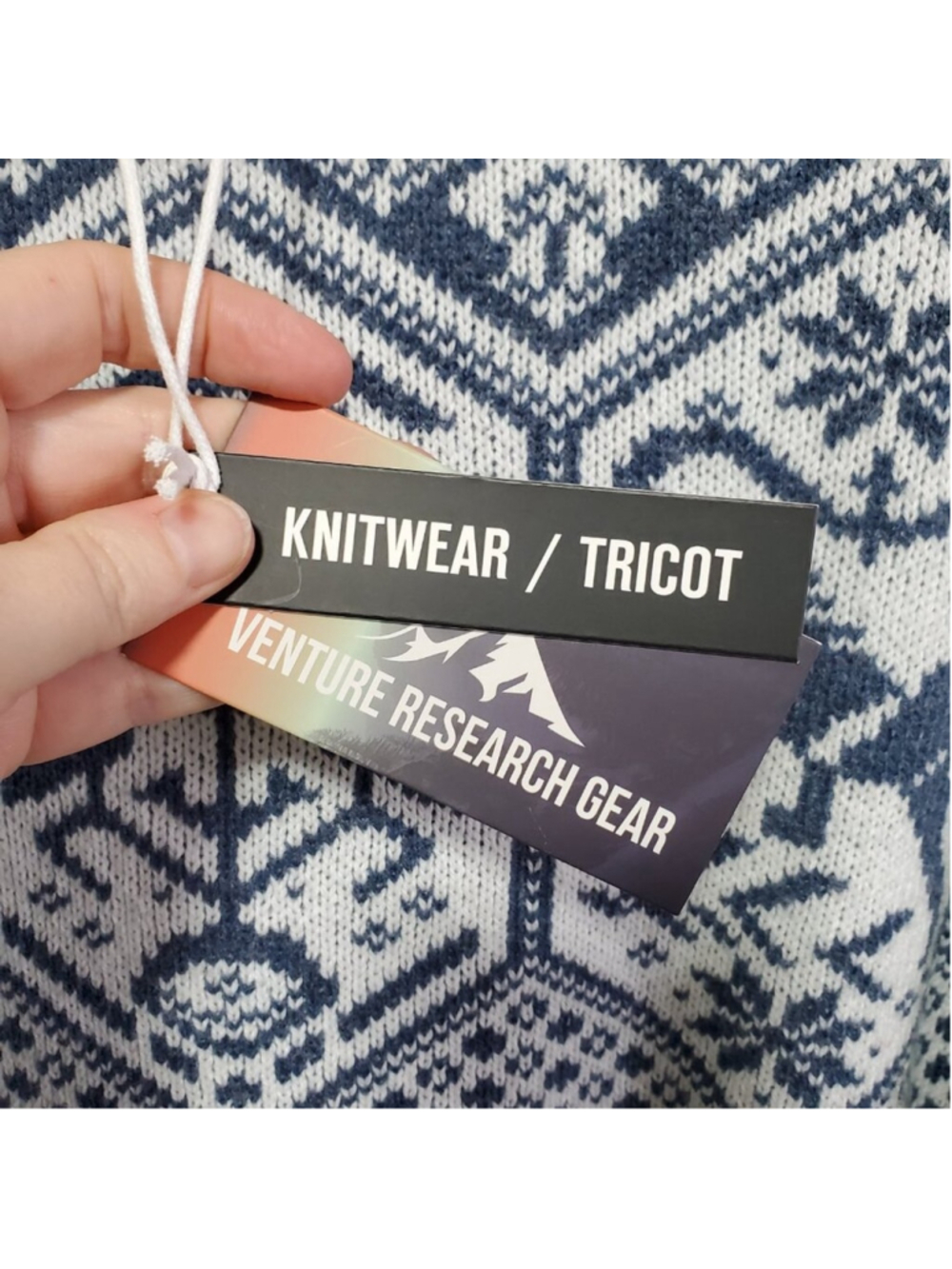 VENTURE RESEARCH GEAR NWT Wool Blend 1994 Lillehammer Nordic Sweater Small Apres - Picture 9 of 13